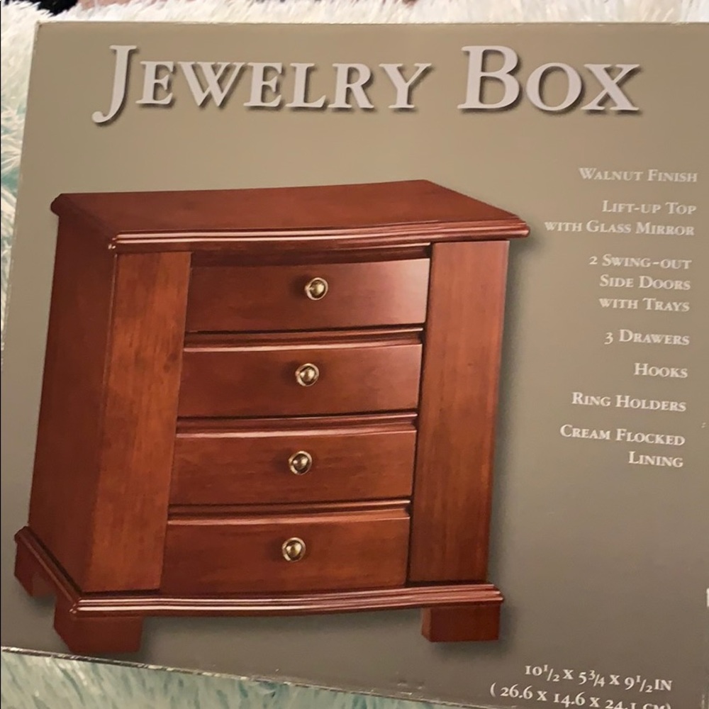 Walnut color Jewerly Box